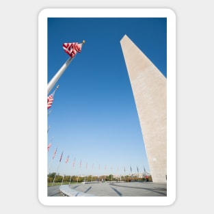 Washington Monument tall obelisk in National Mall Washington DC Sticker